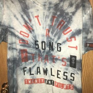 Upcycled Twenty One Pilots shirt